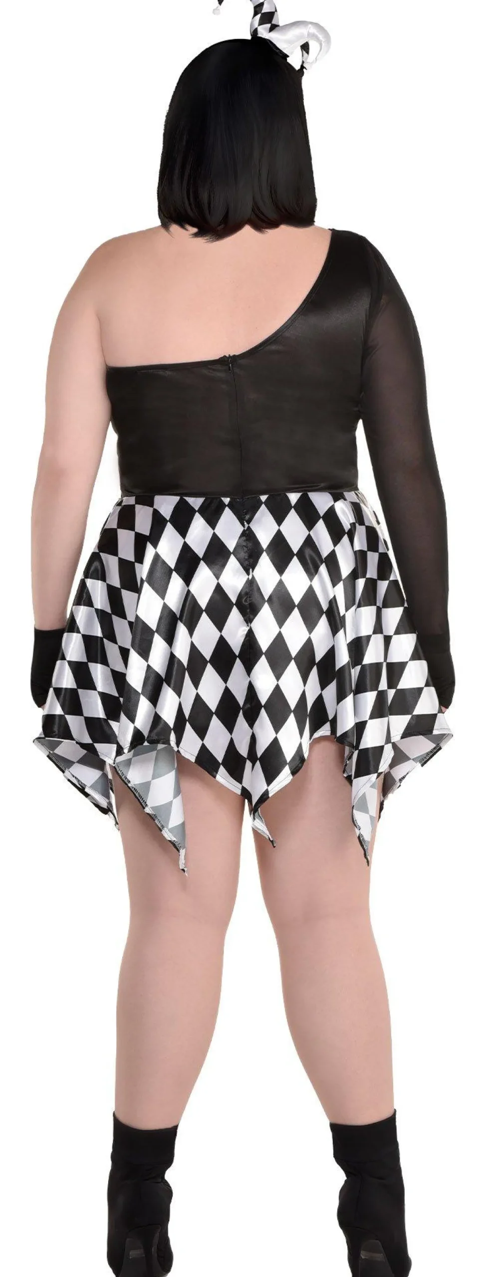 New Adult Bad Jester Costume Women Sexy