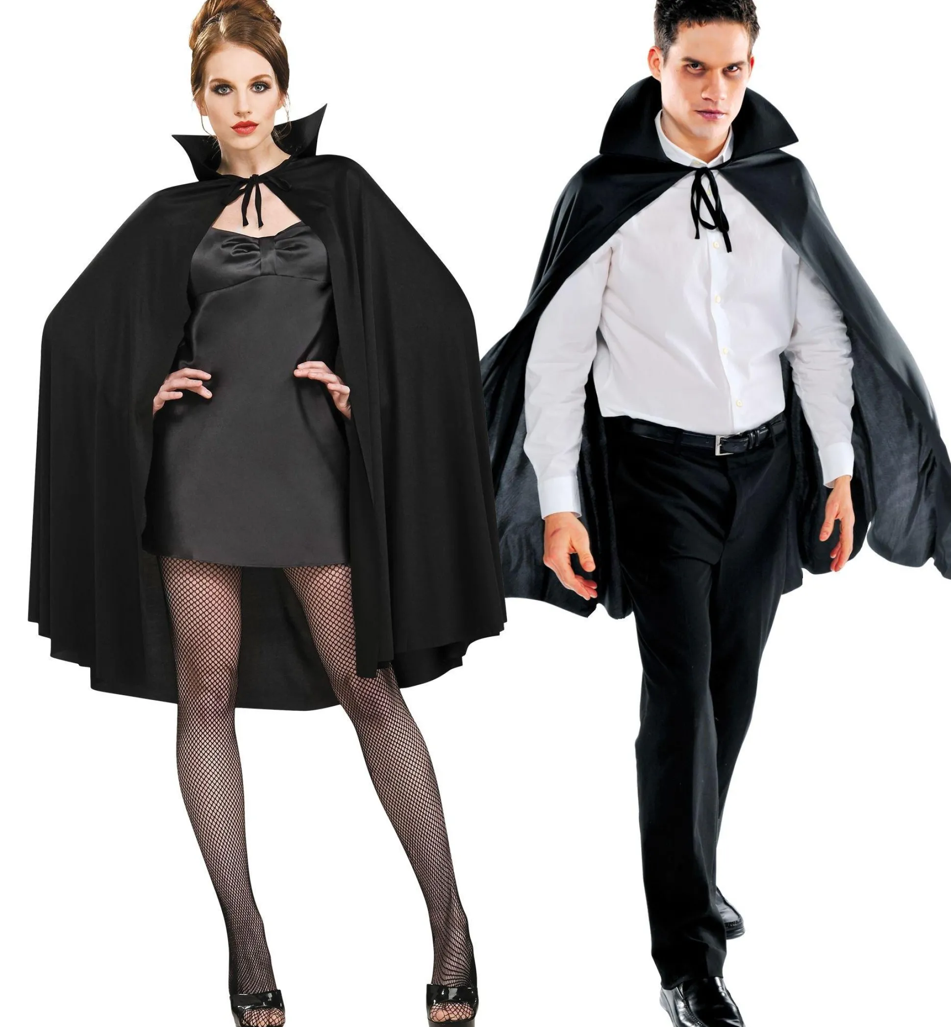 Fashion Adult Black Cape Deluxe Couples' Costumes