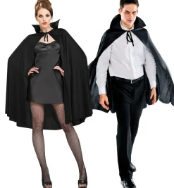 Flash Sale Adult Black Cape Deluxe Women Scary