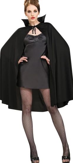 Flash Sale Adult Black Cape Deluxe Women Scary