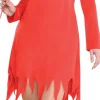 Best Adult Burnin' Up Devil Costume Women Scary
