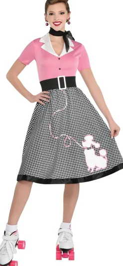 Party City Adult Carhop Cutie Costume|Women 1950S