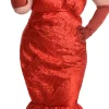 Best Sale Adult Cruella Red Ball Dress Plus Size Costume - Disney Cruella Plus Size Costumes