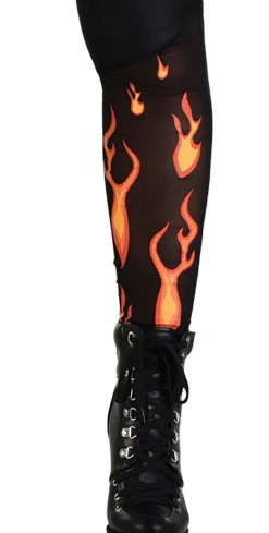 Outlet Adult Flaming Devil Catsuit Bodywear