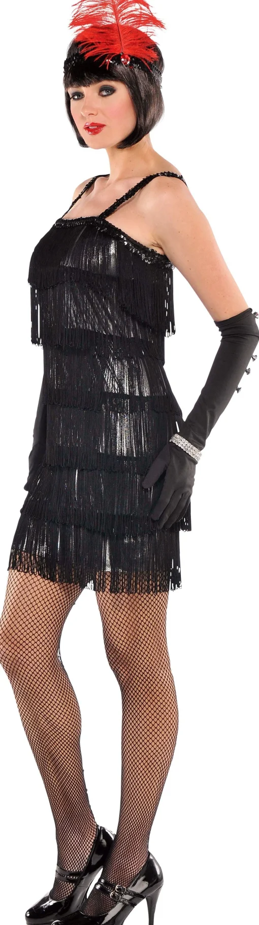 Party City Adult Flashy Flapper Costume|Women 1920S