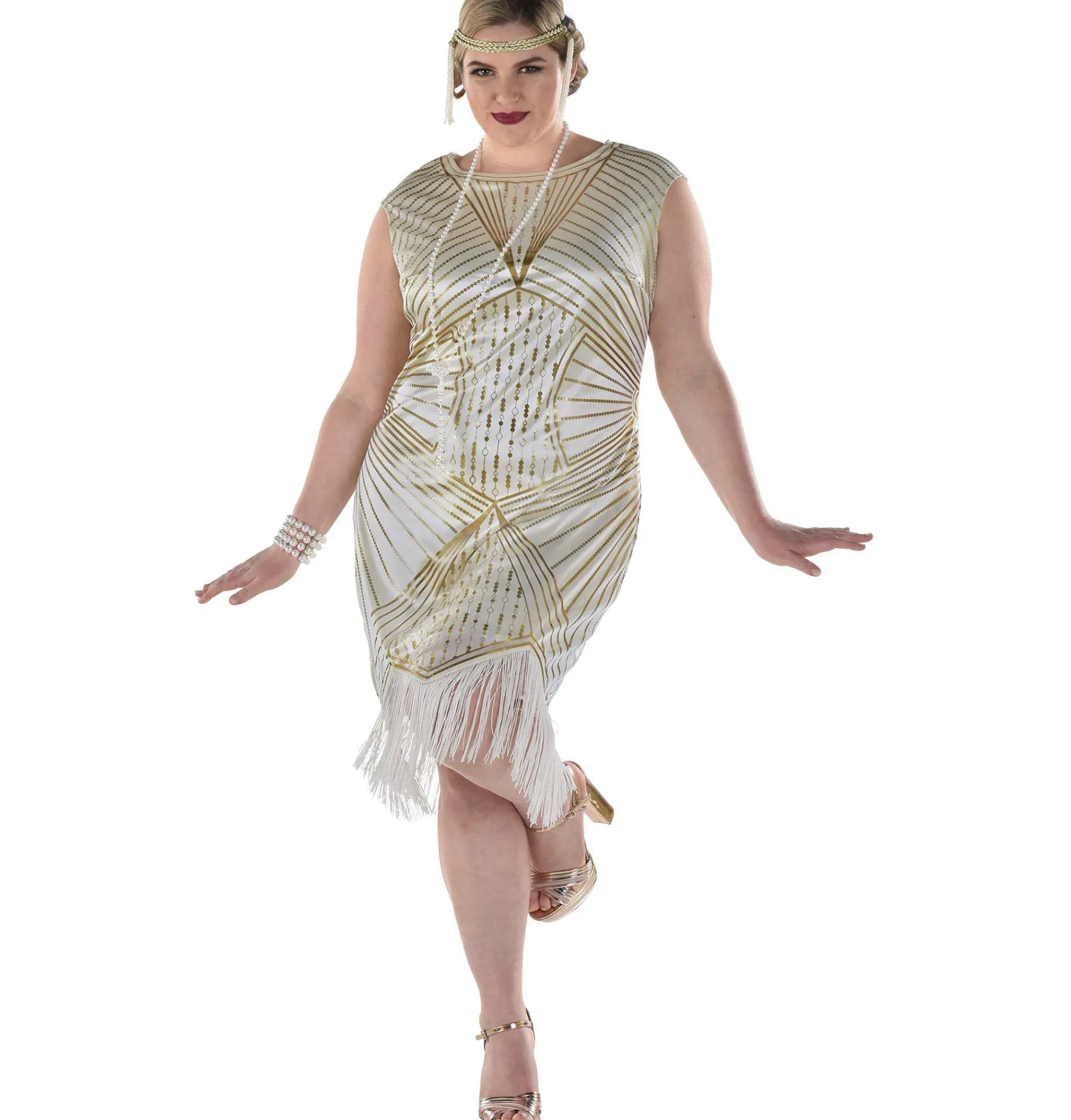 Online Adult Flirty Flapper Plus Size Costume Plus Size Costumes