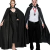 Cheap Adult Full Length Black Cape Men Scary
