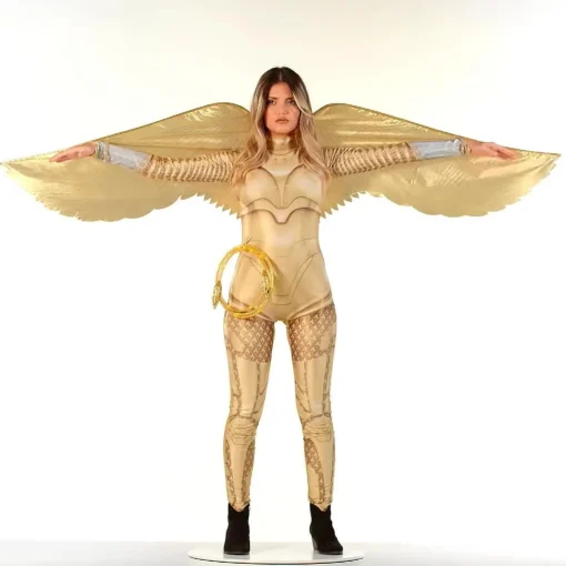 Hot Adult Gold Armor Wonder Woman Costume - Ww 1984 Women Superhero