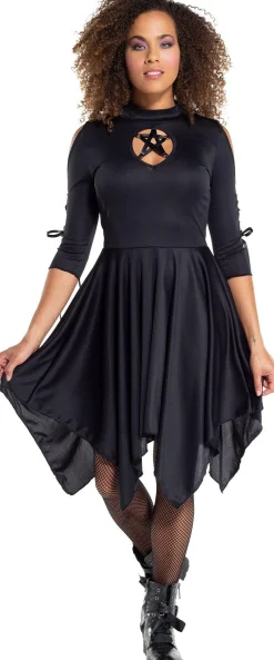 Best Adult Goth Witch Keyhole Dress Bodywear