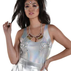 Best Sale Adult Halter Body Chain With Gems - Festival Jewelry