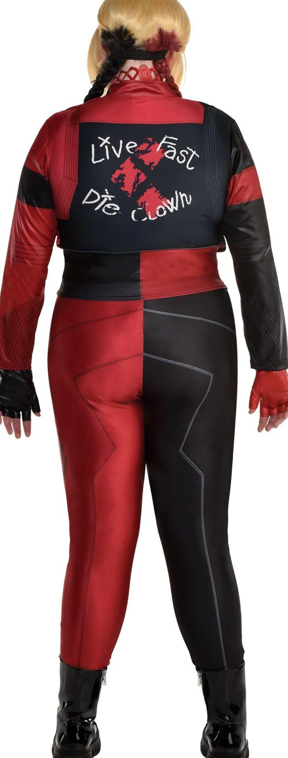 Online Adult Harley Quinn Plus Size Deluxe Costume - Suicide Squad 2 Plus Size Costumes