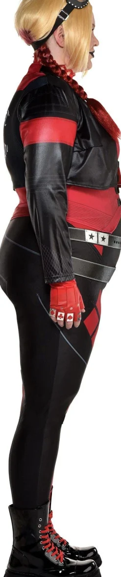 Online Adult Harley Quinn Plus Size Deluxe Costume - Suicide Squad 2 Plus Size Costumes