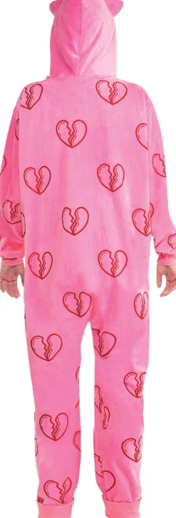Best Adult Heart Break Onesie Harley Quinn Costume - Birds Of Prey Women Superhero