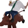 New Adult Inflatable Bull Rider Costume Men Funny