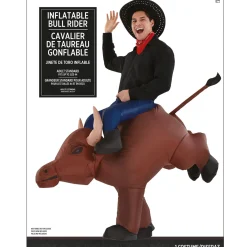 New Adult Inflatable Bull Rider Costume Men Funny