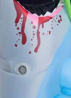 Cheap Adult Inflatable Man-Eating Shark Costume Men Funny