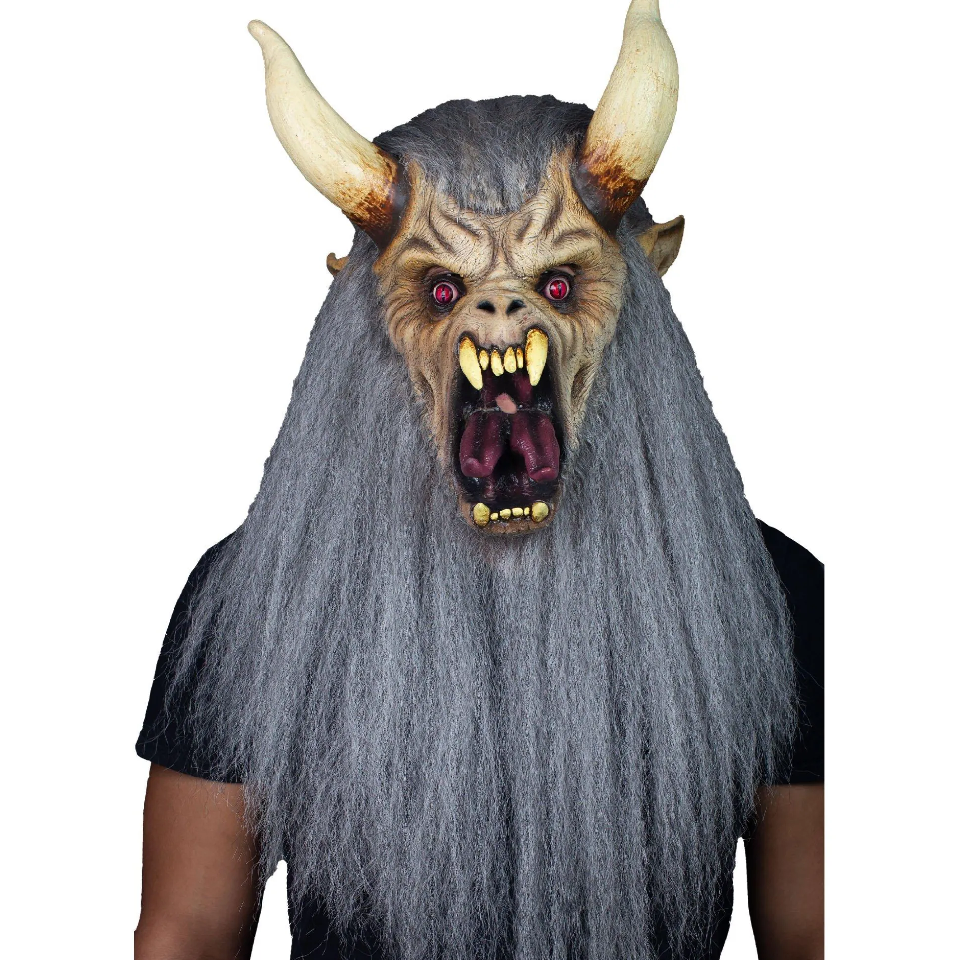 Best Adult Krampus Latex Mask Scary