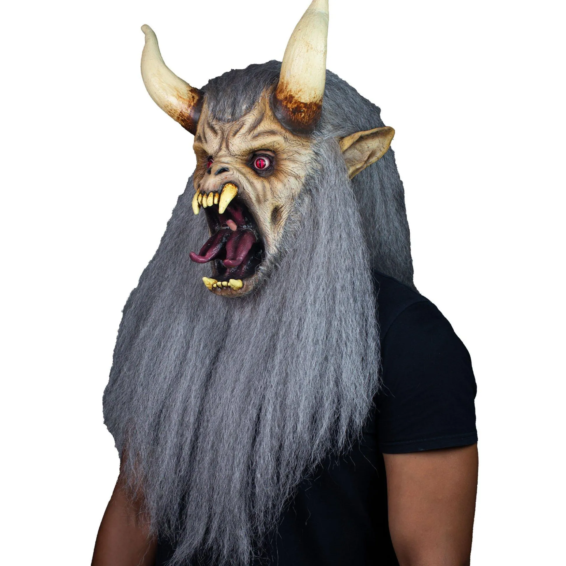 Best Adult Krampus Latex Mask Scary