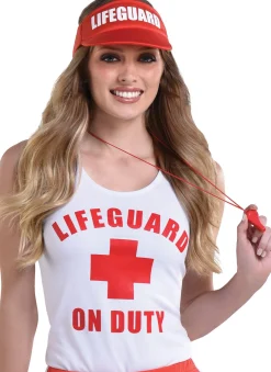 Party City Adult Lifeguard Babe Costume|Women Funny
