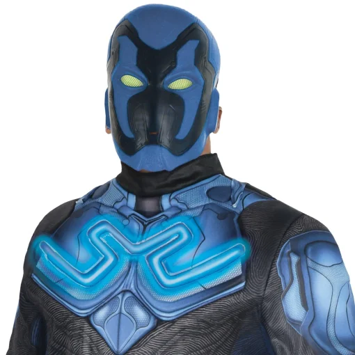 Clearance Adult Light-Up Blue Beetle Plus Size Costume - Blue Beetle Movie Men Superhero