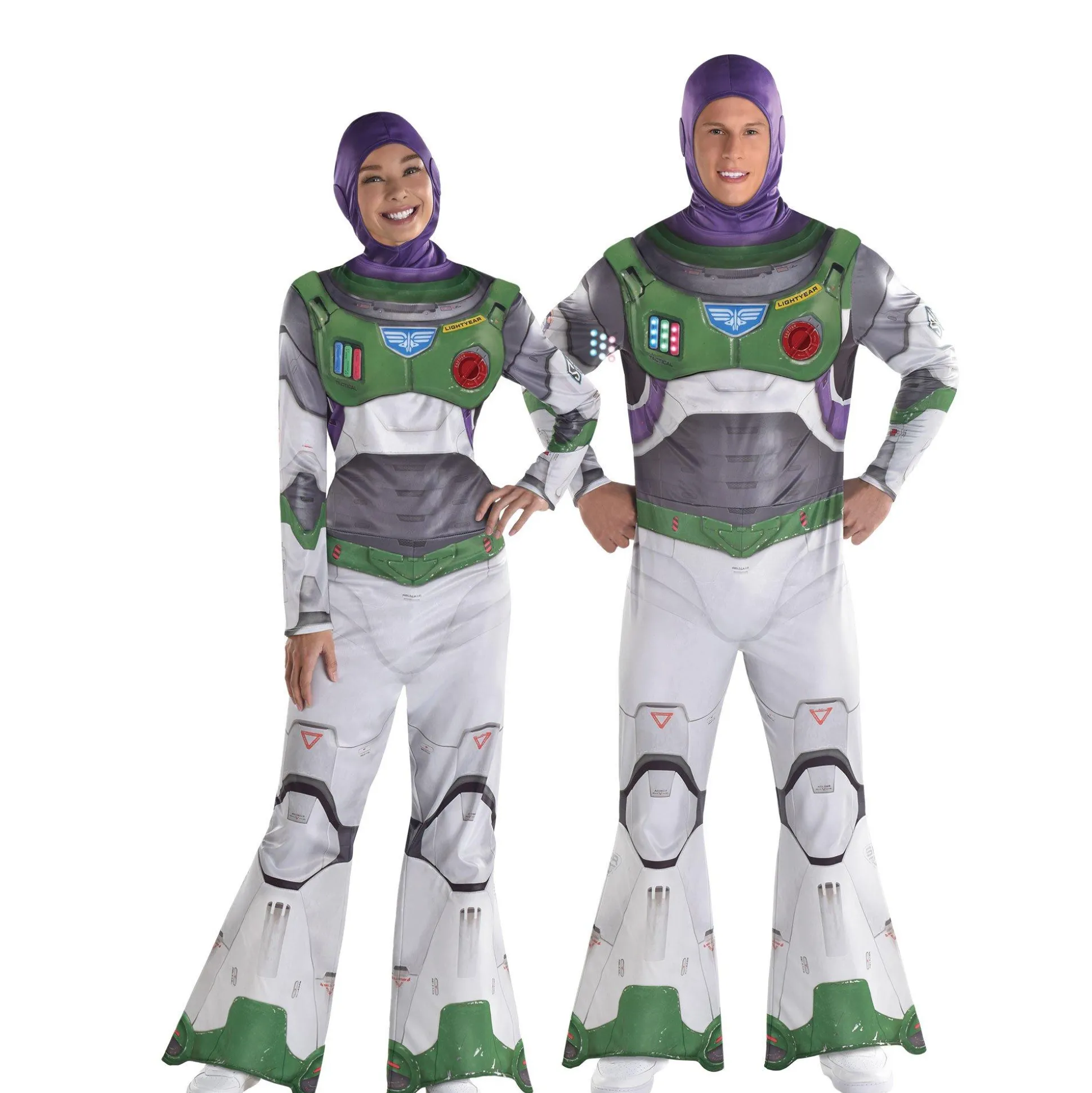 Online Adult Light-Up Buzz Lightyear Space Ranger Alpha Costume - Lightyear Couples' Costumes