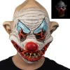 Fashion Adult Light-Up Creepy Clown Latex Mask Creepy Clown