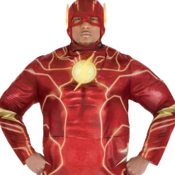 Cheap Adult Light-Up The Flash Plus Size Costume - Dc Plus Size Costumes
