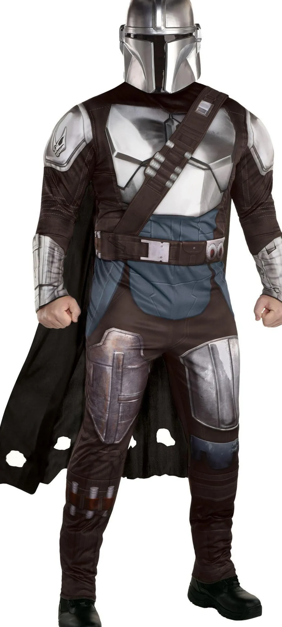 New Adult Mandalorian Plus Size Deluxe Costume - Star Wars: The Mandalorian Season 2 Plus Size Costumes