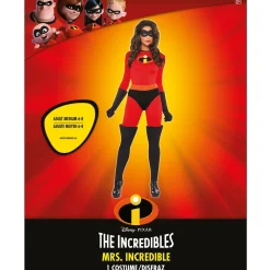 Party City Adult Mrs. Incredible Deluxe Costume - The Incredibles|Women Disney