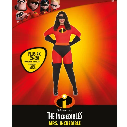 Best Adult Mrs. Incredible Plus Size Deluxe Costume - The Incredibles Plus Size Costumes