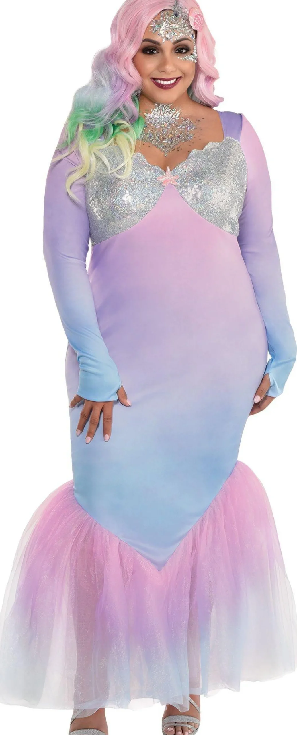 Clearance Adult Mystical Mermaid Costume - Plus Size Plus Size Costumes
