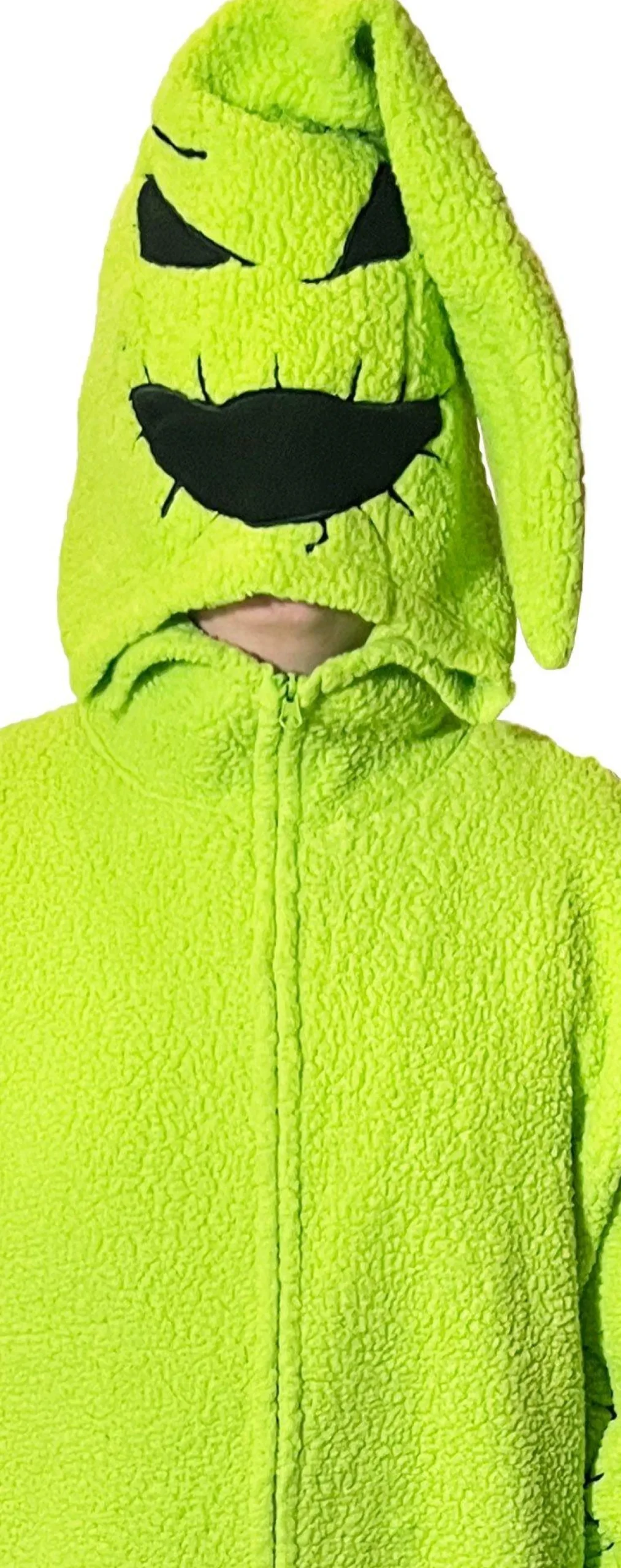 Party City Adult Oogie Boogie One Piece Zipster Costume - The Nightmare Before Christmas|Women Disney