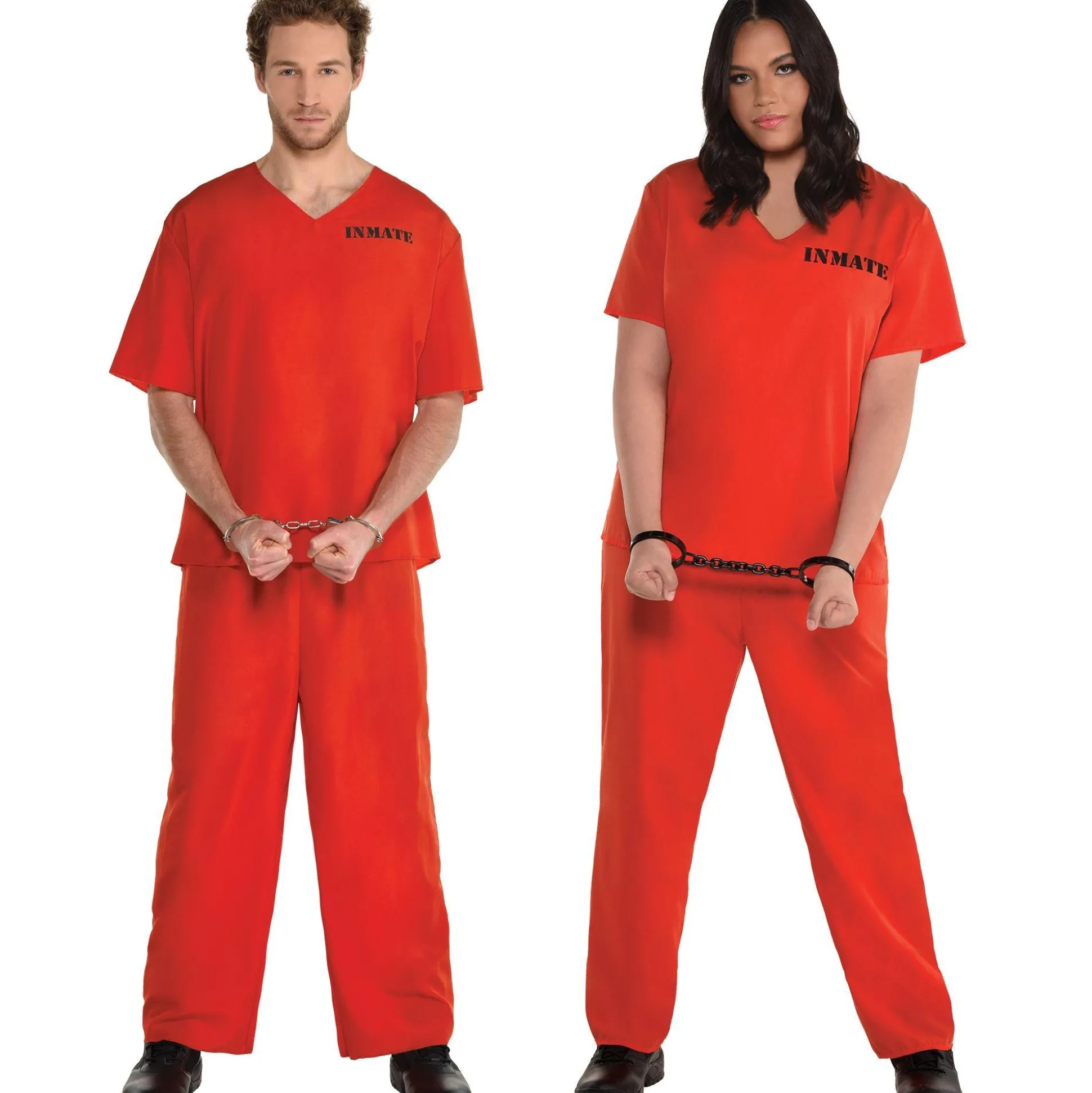 New Adult Orange Prisoner Costume Couples' Costumes