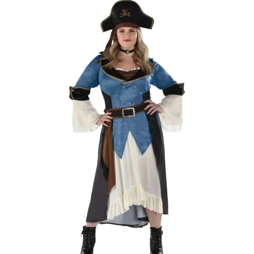Store Adult Posh Pirate Plus Size Costume Plus Size Costumes