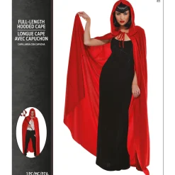 Shop Adult Red Hooded Cape Men Scary