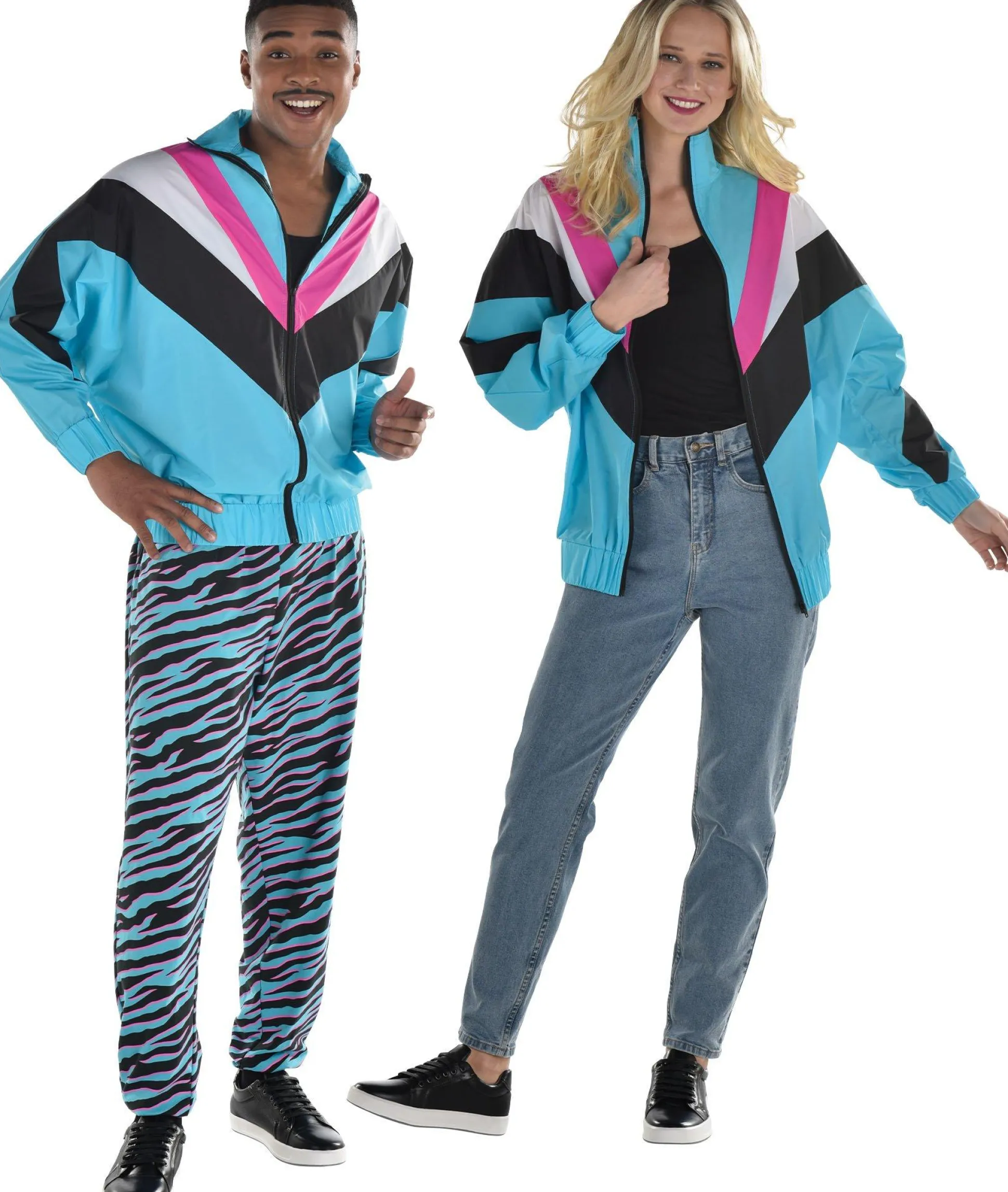 Cheap Adult 90S Windbreaker Jacket Couples' Costumes