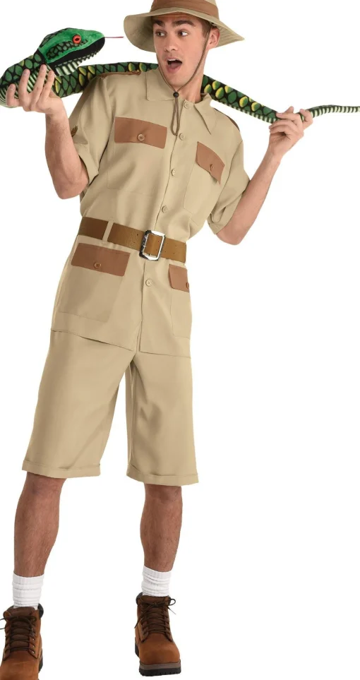 Discount Adult Safari Guide Costume Men Funny