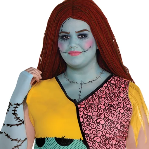 Party City Adult Sally Plus Size Deluxe Costume - Disney The Nightmare Before Christmas|Women Disney