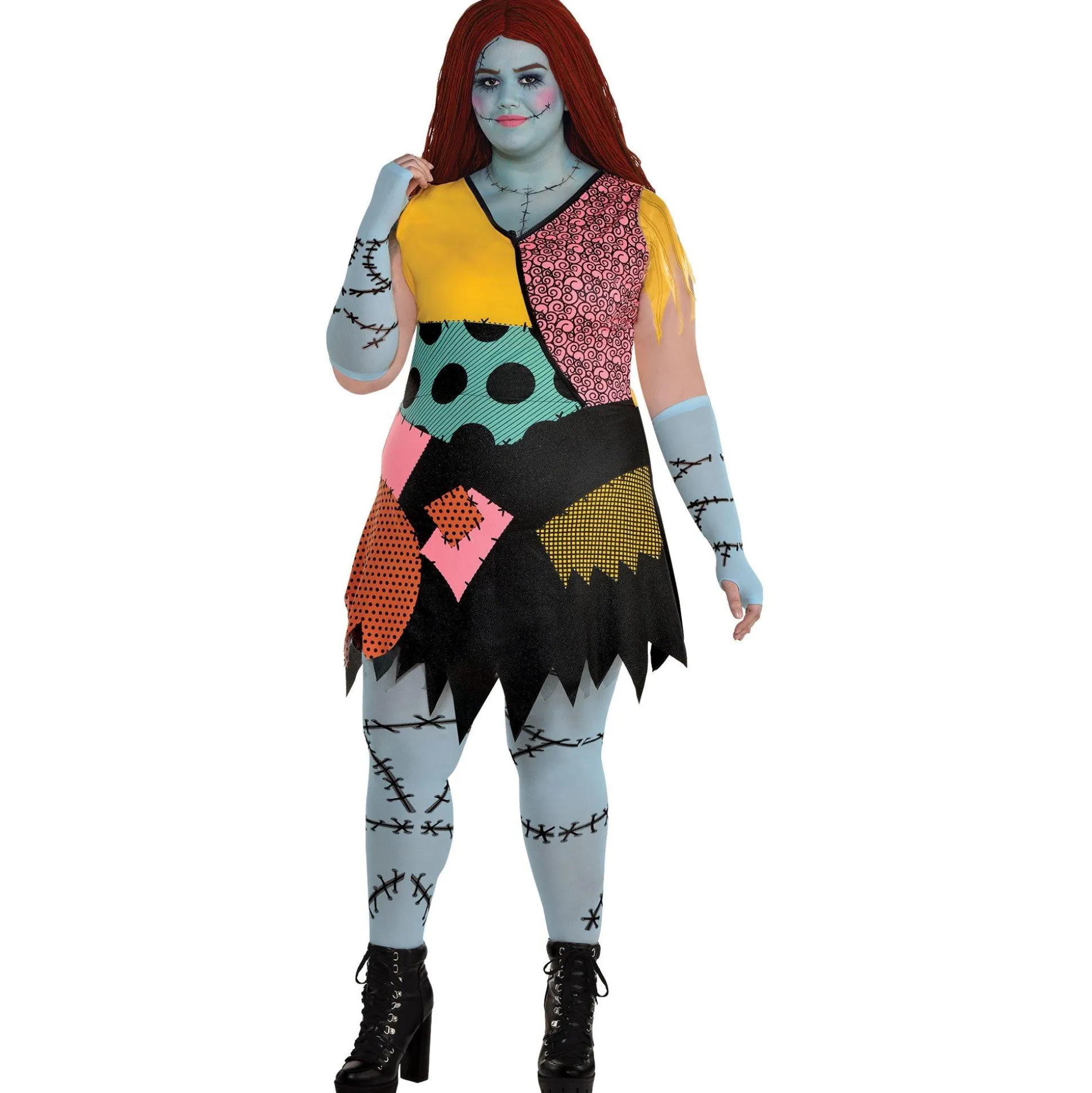 New Adult Sally Plus Size Deluxe Costume - Disney The Nightmare Before Christmas Plus Size Costumes