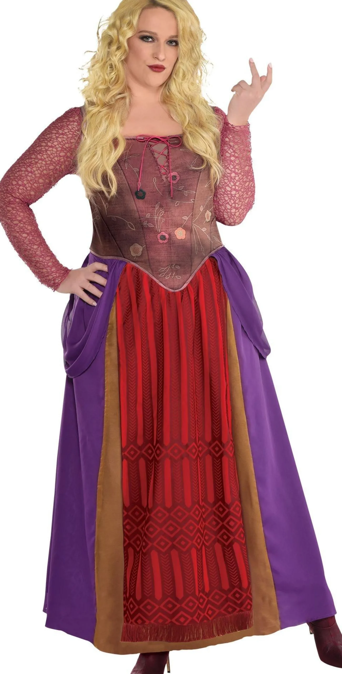 Outlet Adult Sarah Sanderson Costume Plus Size - Disney Hocus Pocus Plus Size Costumes