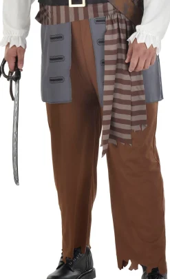 Clearance Adult Shiver Me Timbers Pirate Plus Size Costume Men Pirate