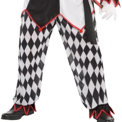 Outlet Adult Sinister Jester Costume Plus Size Men Scary