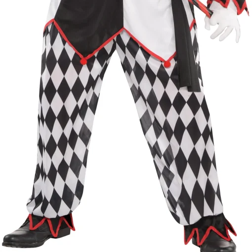 Outlet Adult Sinister Jester Costume Plus Size Men Scary