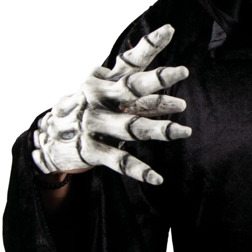 Shop Adult Skeleton Mask & Gloves Costume Accessory Kit Scary