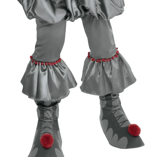 Best Adult Tattered Pennywise Deluxe Costume - It Chapter Two Men Scary