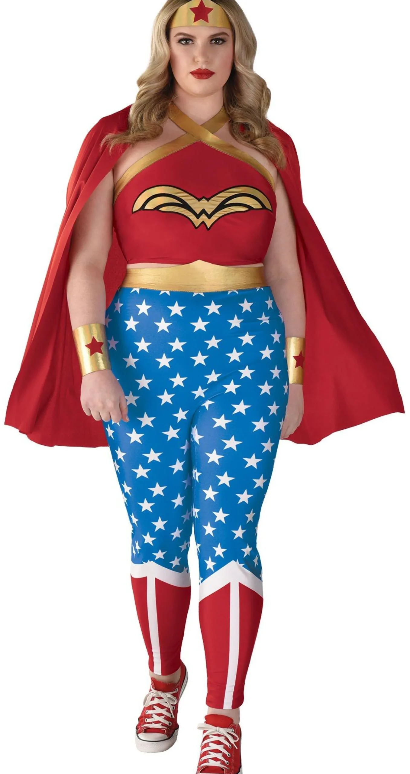 Hot Adult Wonder Woman Plus Size Costume - Dc Originals Plus Size Costumes