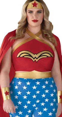 Hot Adult Wonder Woman Plus Size Costume - Dc Originals Plus Size Costumes