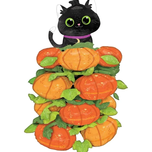 Party City Airloonz Friendly Halloween Foil Balloon Set, 3Pc| Decorations