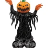 Party City Airloonz Halloween Pumpking Balloon, 37In X 53In| Decorations