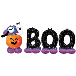Party City Airloonz Spooky Halloween Boo Balloon Set| Decorations